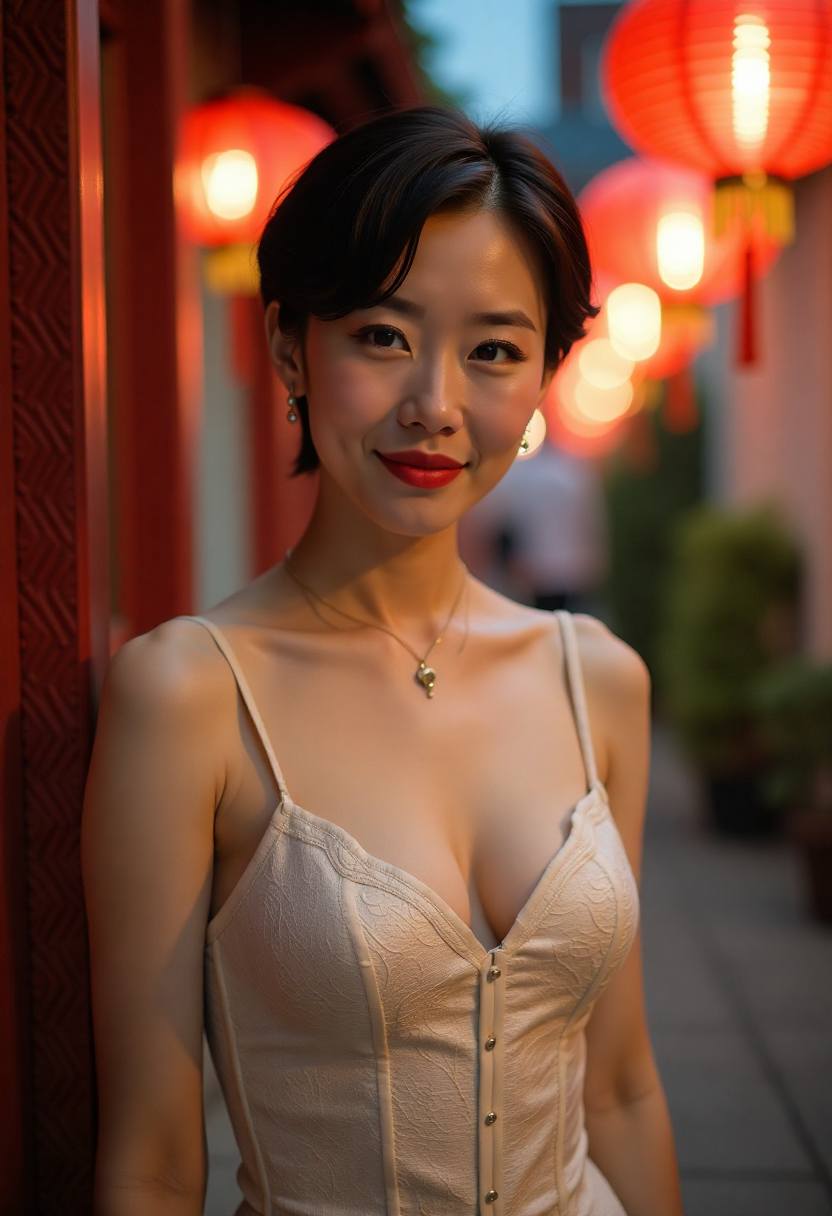 剧中旧宅走廊与半开的房门
